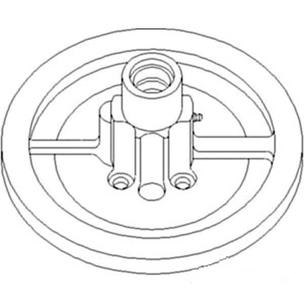 Aftermarket AH157219 Cleaning Fan Sheave Inner Driver Fits JD 9400 9450 9550 9550SH 9650 + COR30-0026 - main